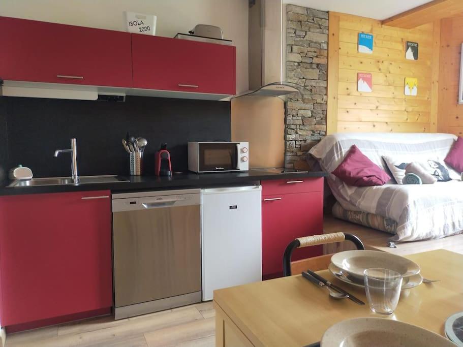 *Tout Confort*4 Pers*Centre Isola 2000 Екстериор снимка